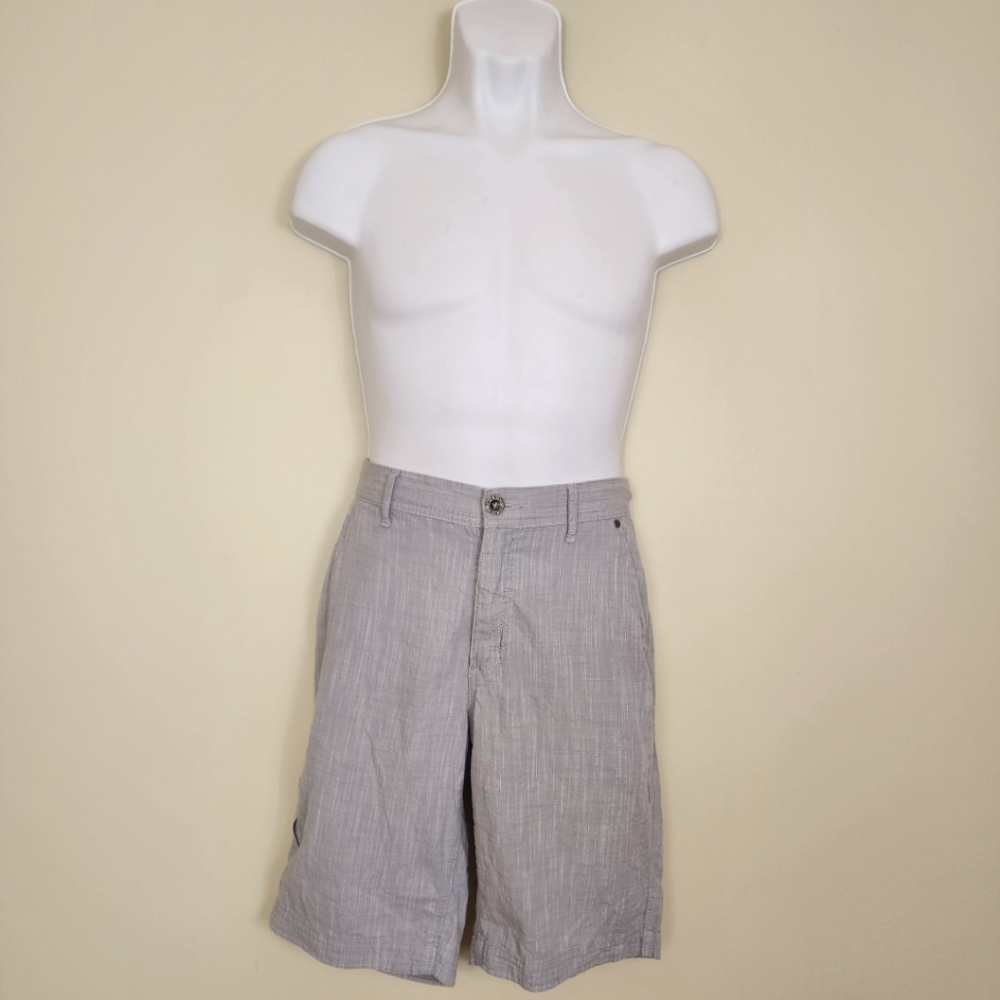 GUESS 100% Cotton Cargo Shorts Textured Neutral Men's Shorts Size 32